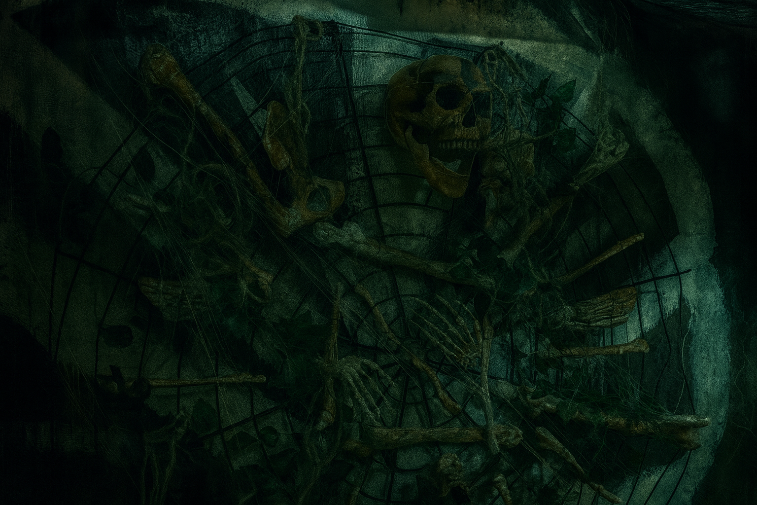 The dark and cursed land at The Carver&rsquo;s Curse haunted attraction, Barberry Farm, Brooklyn, Connecticut